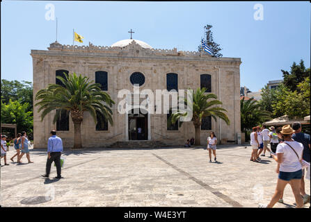 L'église de Saint Titus à Héraklion, Crète, Grèce Banque D'Images