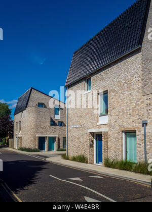 Goldsmith Street Norwich Prix Stirling vainqueur 2019 - Le logement social, 105 Passivhaus maisons à haut rendement énergétique Architecte Mikhail Fortune avec Cathy Hawley Banque D'Images