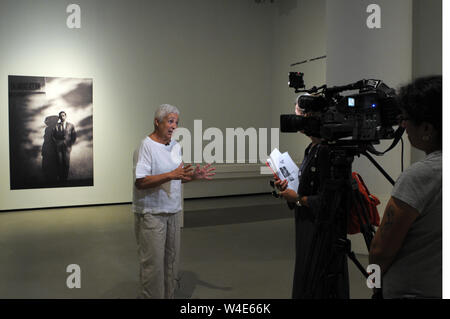 Présentation de l'Oriol Maspons exposition. La photographie utile. La première grande exposition rétrospective sur le travail de la photographe Barcelone O Banque D'Images