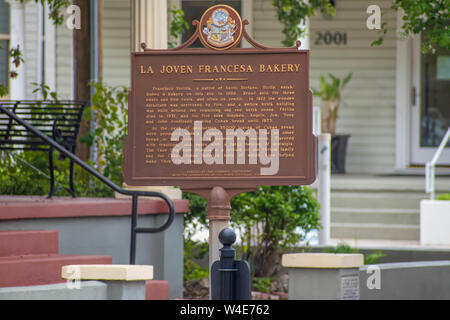 Tampa Bay, en Floride. Le 12 juillet 2019. La Joven Francesa boulangerie d'Ybor City State Museum Banque D'Images