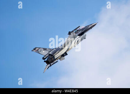 F-16 Fighting Falcon belge de l'équipe de l'affichage 2019 RIAT air show, Fairford, Gloucestershire, Royaume-Uni Banque D'Images