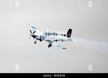 Seul aéronef appartenant à l'Armée de l'Air hellénique, à l'équipe de démo Daedalus RIAT, Fairford, Gloucestershire, Royaume-Uni, 2019 Banque D'Images