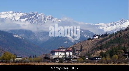 Rinpung Dzong, Paro, Bhoutan Banque D'Images