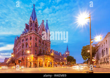 Hôtel Renaissance St Pancras à Londres Banque D'Images