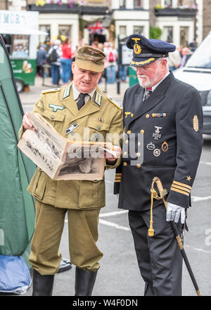 La ville de Leyburn 1940 Event Banque D'Images