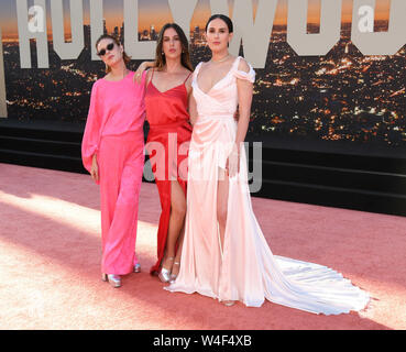 22 juillet 2019 - Hollywood, Californie, États-Unis - 22 juillet 2019 - Hollywood, Californie - Tallulah Willis, Scout Willis, Rumer Willis. ''il était une fois à Hollywood'' première de Los Angeles au TCL Chinese Theatre. Crédit photo : Birdie Thompson/AdMedia Banque D'Images