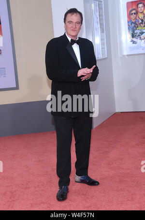9 janvier 2014 - Hollywood, Californie, USA - Quentin Tarantino arrive pour l était une fois à Hollywood" Los Angeles Premiere au Chinese Theatre. (Crédit Image : © Lisa O'Connor/Zuma sur le fil) Banque D'Images
