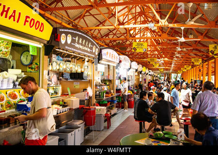 CHINATOWN FOOD CENTRE COMPLEXE Banque D'Images