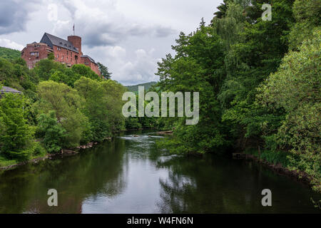 Château Hengebach, un château à Monschau, Allemagne Banque D'Images