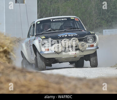 Dave Watkins, Ford Escort Mk1 Twin Cam, Forest rally, Festival of Speed, Speed Kings, Goodwood Festival of Speed, juillet 2019, poussière, Goodwood Fes Banque D'Images