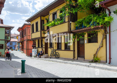 Paris, France - le 19 mai 2018 : vue sur le quartier Odunpazari en ville de la Turquie. Banque D'Images