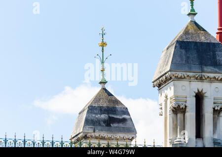 Londres, Royaume-Uni - 21 MAI 2019 Abbaye d'origine Mills Station de pompage, à l'Abbey Lane, Londres, est une station de pompage des eaux usées, conçu par l'ingénieur Joseph Bazalg Banque D'Images