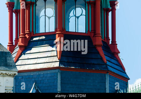 Londres, Royaume-Uni - 21 MAI 2019 Abbaye d'origine Mills Station de pompage, à l'Abbey Lane, Londres, est une station de pompage des eaux usées, conçu par l'ingénieur Joseph Bazalg Banque D'Images