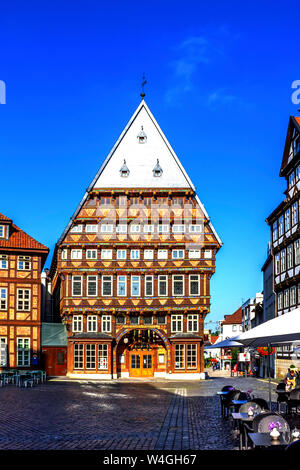 Les bouchers Guild Hall, Hildesheim, Allemagne Banque D'Images