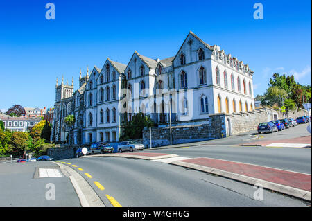 Maisons de style victorien, Dunedin, île du Sud, Nouvelle-Zélande Banque D'Images