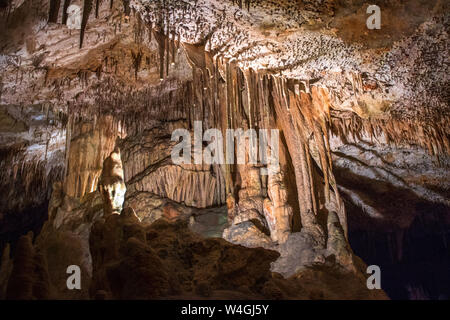 Grottes du Drach, Tropfsteinhöhle Cuevas del Drac, Drachenhöhle, Porto Christo, Mallorca, Espagne Banque D'Images