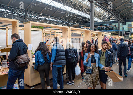 Vieux Marché de Spitalfields à Londres, Royaume-Uni Banque D'Images