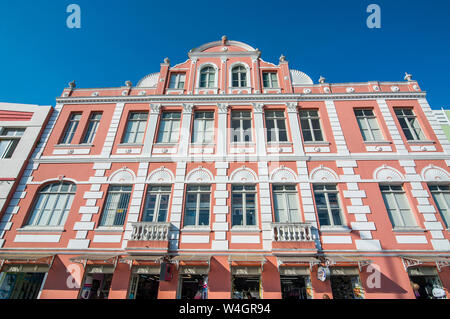 Maison colorée à Florianopolis, Brésil Banque D'Images