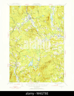 Carte historique de la USGS Maine Kingfield 4605341930 Restauration 62500 Banque D'Images