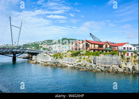 Autour du front de Port Lambton, Wellington, Île du Nord, Nouvelle-Zélande Banque D'Images