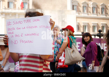 Roma, Italia. 23 juillet, 2019. Foto Cecilia Fabiano Crédit : LaPresse/Alamy Live News Banque D'Images