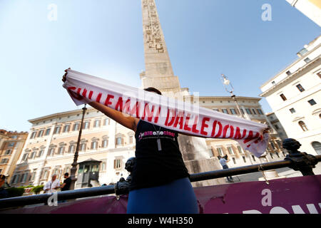 Roma, Italia. 23 juillet, 2019. Foto Cecilia Fabiano Crédit : LaPresse/Alamy Live News Banque D'Images