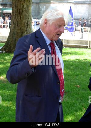 La direction du parti conservateur suite au QEII 23 Juillet 2019 & les participants inclus le puissant et influent dans le parti conservateur & immense couverture de presse. Banque D'Images