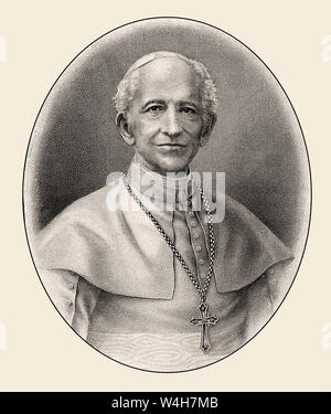 Le Pape Léon XIII, de 1878 - 1903 Banque D'Images