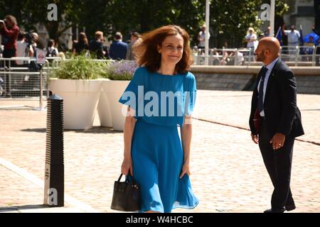 La direction du parti conservateur suite au QEII 23 Juillet 2019 & les participants inclus le puissant et influent dans le parti conservateur & immense couverture de presse. Banque D'Images