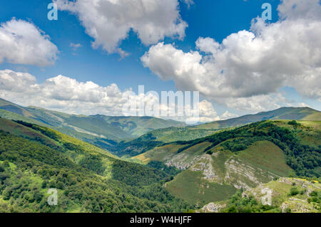 Parc Naturel de Saja-Besaya, Espagne Banque D'Images