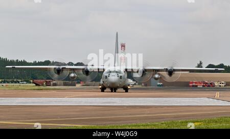 Swedish Air Force C-130E Hercules à l'Royal International Air Tattoo 2019 Banque D'Images