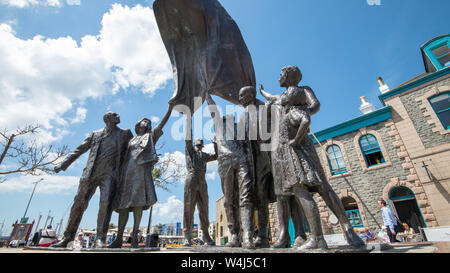 Liberation Square, St Helier, Jersey, Channel Islands. Banque D'Images