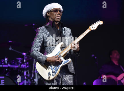 Chic et Nile Rodgers à la Jockey Club Live au Haydock Racecourse comprend : Nile Rodgers Où : Haydock, Royaume-Uni Quand : 22 Juin 2019 Crédit : Graham Finney/WENN Banque D'Images