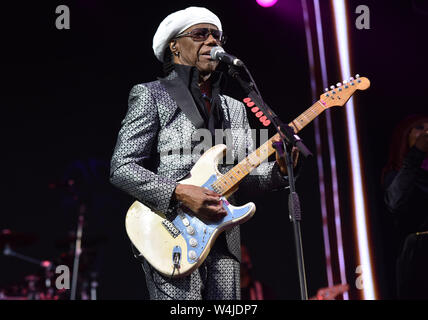 Chic et Nile Rodgers à la Jockey Club Live au Haydock Racecourse comprend : Nile Rodgers Où : Haydock, Royaume-Uni Quand : 22 Juin 2019 Crédit : Graham Finney/WENN Banque D'Images