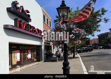 Rue Main Village de Sag Harbor Long Island New York Banque D'Images