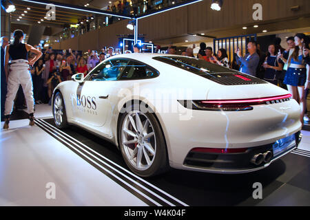 Porsche 911 (992) Lancement de l'événement Singapour Hugo Boss Banque D'Images