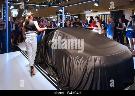 Porsche 911 (992) Lancement de l'événement Singapour Hugo Boss Banque D'Images