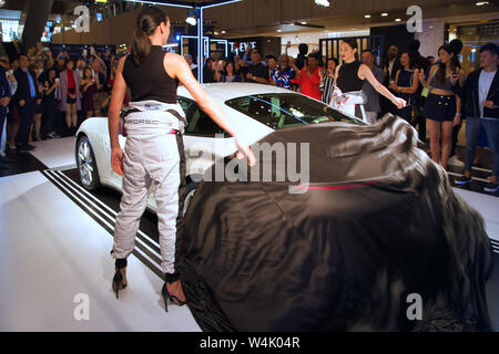 Porsche 911 (992) Lancement de l'événement Singapour Hugo Boss Banque D'Images