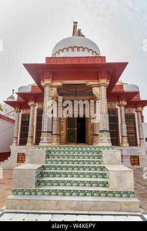 Jain temple Bhandasar ou temple Laxmi Nath dans Bikaner. Le Rajasthan. L'Inde Banque D'Images