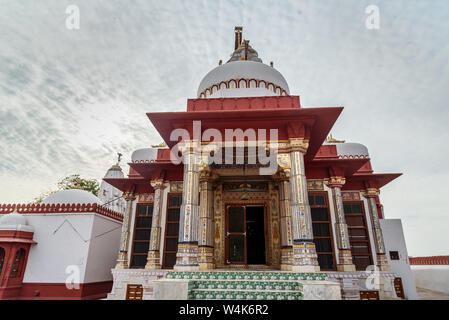 Jain temple Bhandasar ou temple Laxmi Nath dans Bikaner. Le Rajasthan. L'Inde Banque D'Images