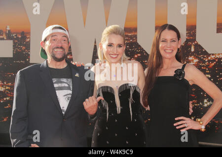 Los Angeles, USA. 22 juillet, 2019. Kevin Smith, Harley Quinn Smith, Jennifer Schwalbach Smith 07/22/2019 Le Los Angeles Premiere de 'Il était une fois à Hollywood" tenue à l'Théâtre chinois de Grauman à Los Angeles, CA Crédit : Cronos/Alamy Live News Banque D'Images