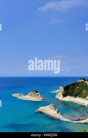 Cap Drastis,Corfu Kerkyra,grèce, Banque D'Images