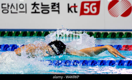 23 juillet 2019 Gwangju, Corée du Sud 18e Championnats du monde de la FINA 23-07-2019: Zwemmen: WK 2019: Gwangju MEGLI Filippo ITA Gwangju Corée du Sud 23/07/2019 natation 200 hommes freestyle 18e Championnats du monde de la FINA Aquatics Centre universitaire de Nambu Banque D'Images