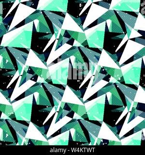 Triangles colorés motif géométrique transparente Illustration de Vecteur