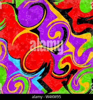 Effet lumineux abstract grunge psychédélique vector illustration Illustration de Vecteur