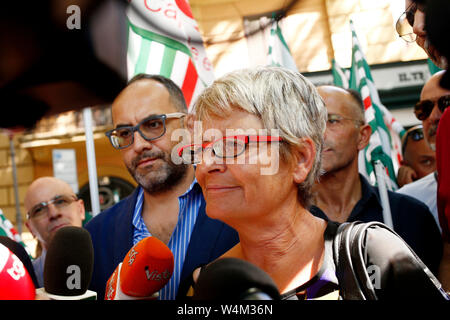 Roma, Italia. 24 juillet, 2019. Foto Cecilia Fabiano Crédit : LaPresse/Alamy Live News Banque D'Images