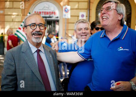 Roma, Italia. 24 juillet, 2019. Foto Cecilia Fabiano Crédit : LaPresse/Alamy Live News Banque D'Images