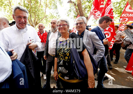 Roma, Italia. 24 juillet, 2019. Foto Cecilia Fabiano Crédit : LaPresse/Alamy Live News Banque D'Images