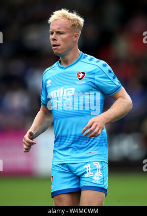 La ville de Cheltenham Ryan pendant la balai de la pré-saison match amical au stade de Jonny-Rocks Banque D'Images