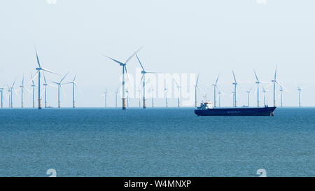 Gwynt y Môr wind farm Banque D'Images